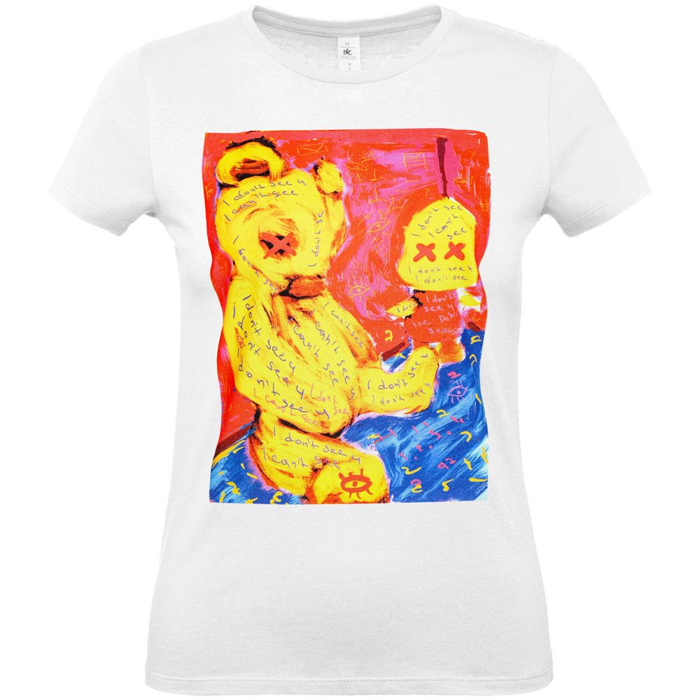 Футболка женская I Don't See You, белая — изображение 3