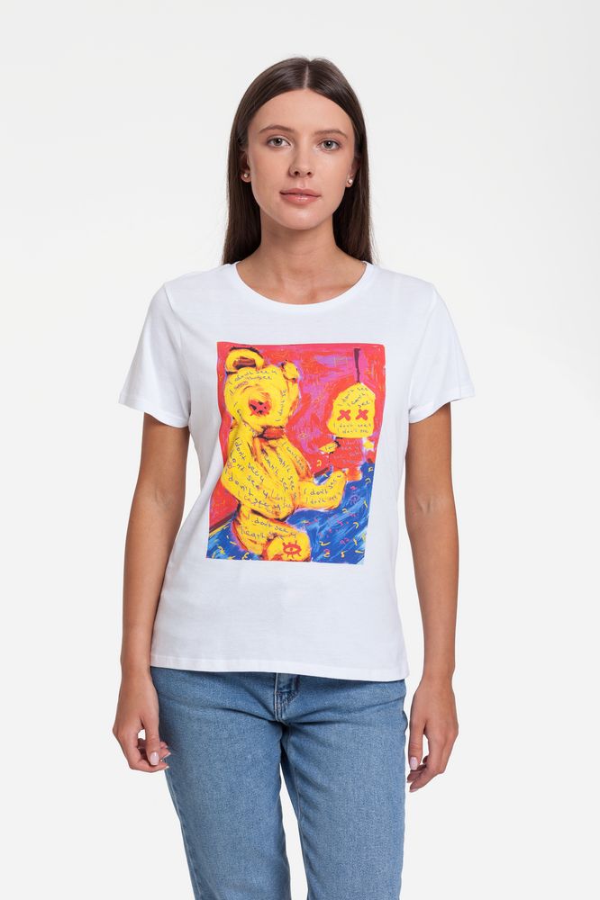 Футболка женская I Don't See You, белая — изображение 2