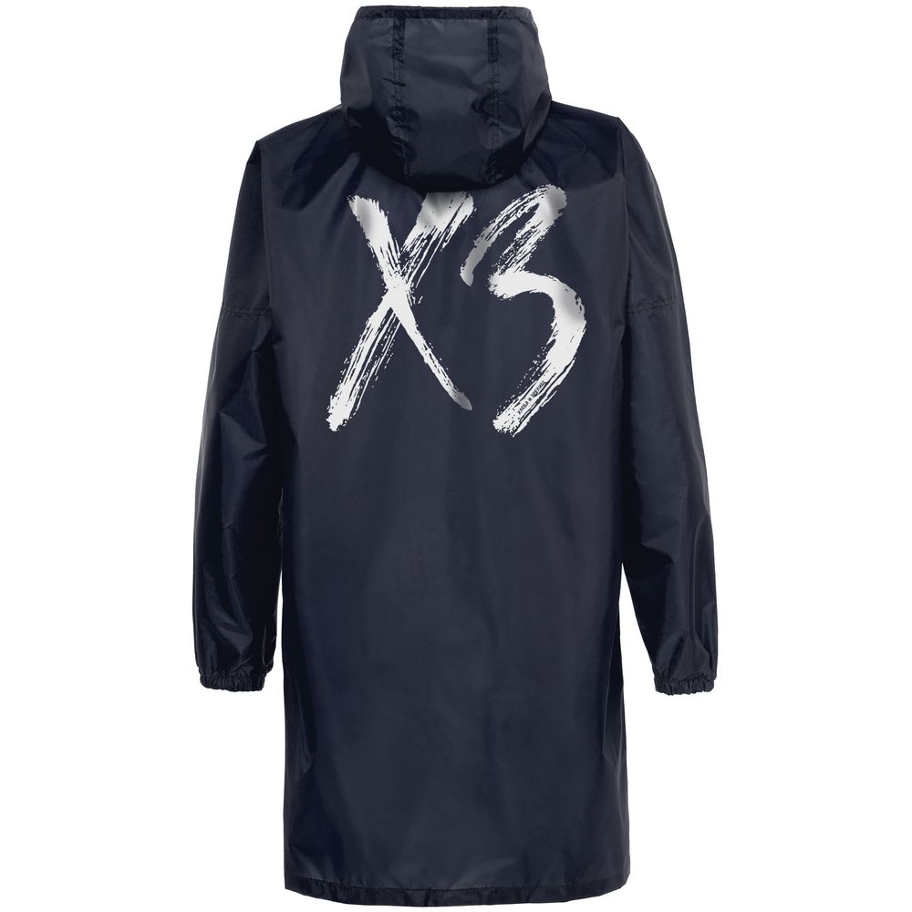Дождевик «ХЗ», темно-синий с серебристым — изображение 4