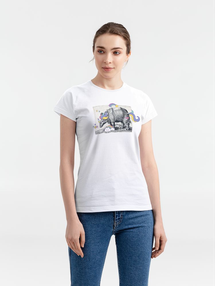 Футболка женская Big Dream, белая — изображение 2