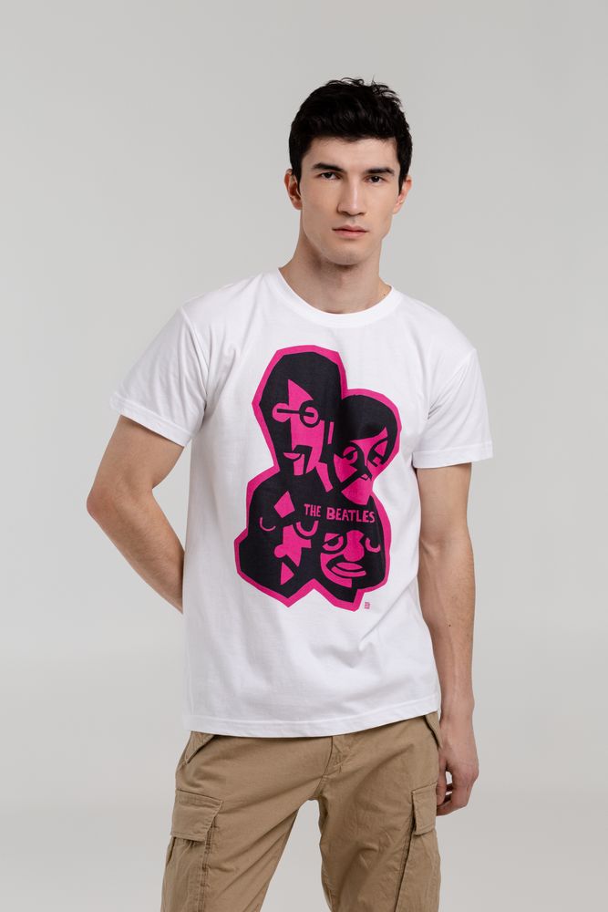 Футболка «Меламед. The Beatles», белая — изображение 2