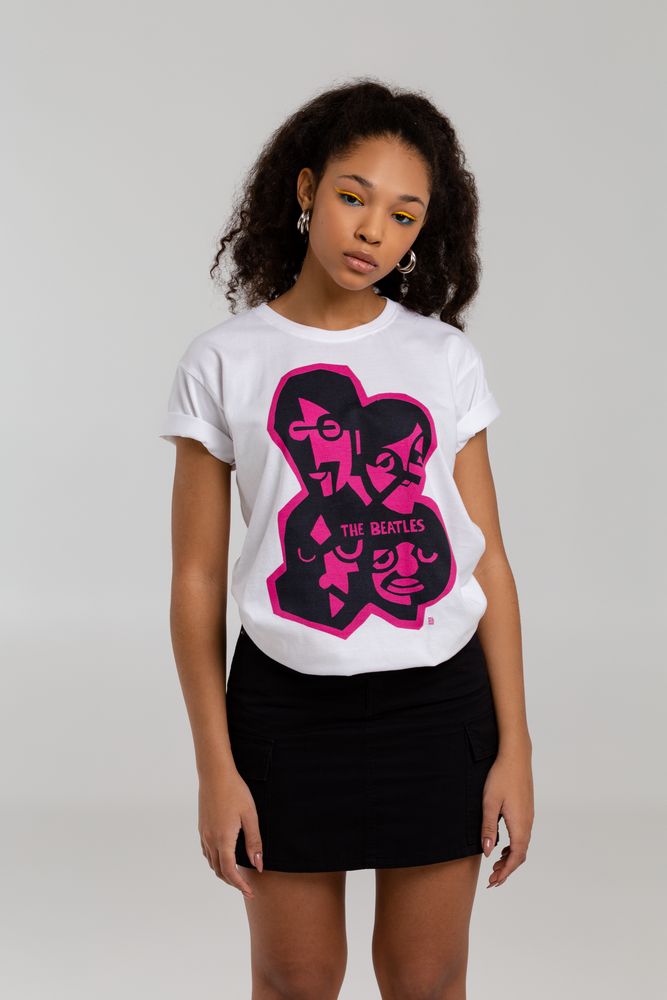 Футболка «Меламед. The Beatles», белая — изображение 8