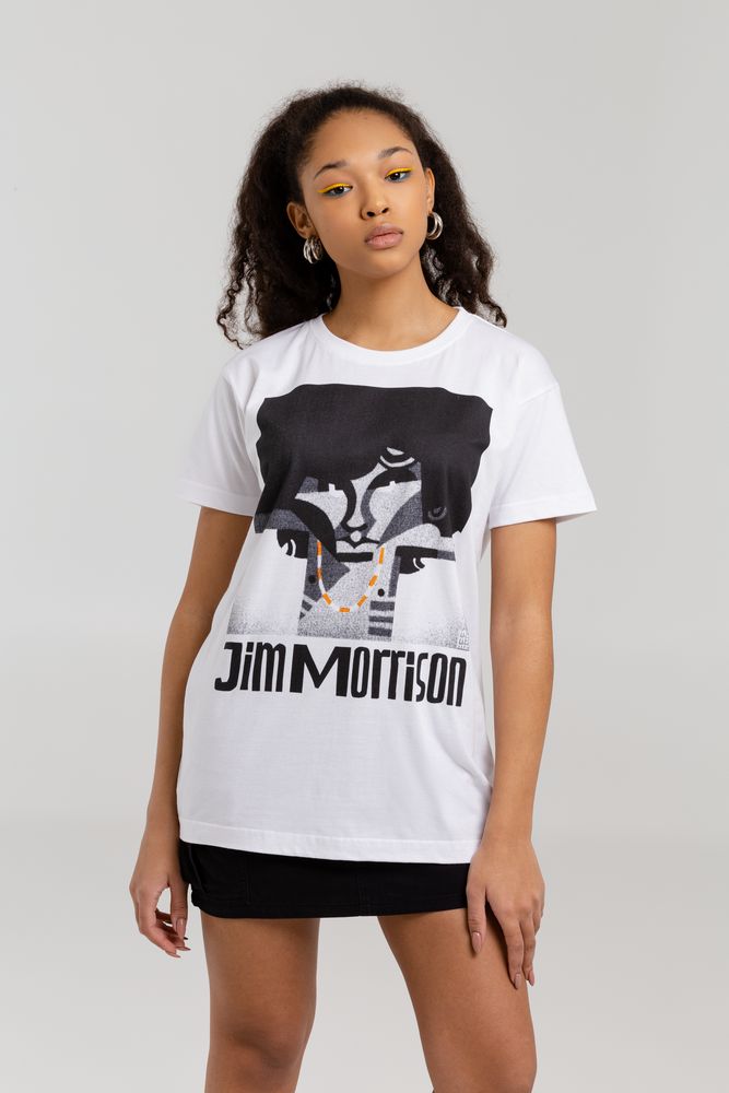 Футболка «Меламед. Jim Morrison», белая — изображение 9