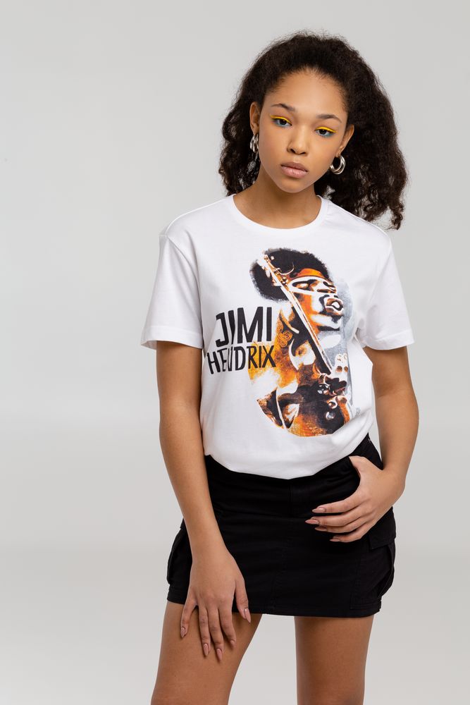 Футболка «Меламед. Jimi Hendrix», белая — изображение 8