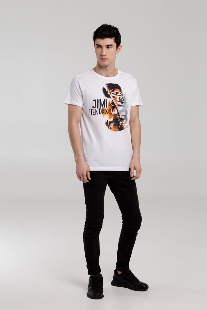 Футболка «Меламед. Jimi Hendrix», белая — изображение 5