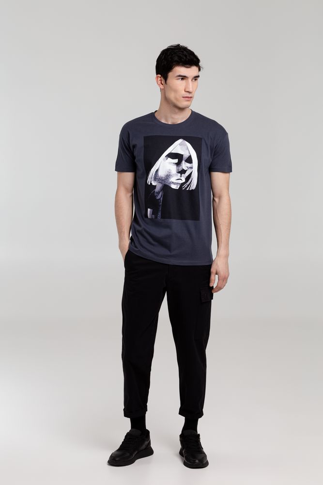 Футболка «Меламед. Kurt Cobain», темно-серая — изображение 5