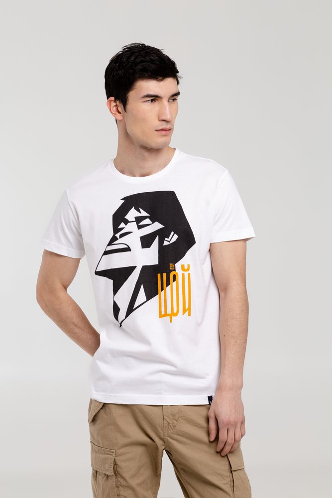 Футболка «Меламед. Виктор Цой», белая — изображение 2