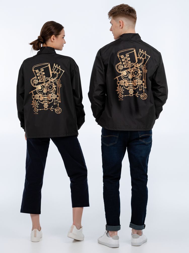 Ветровка John Steampunk, черная — изображение 6