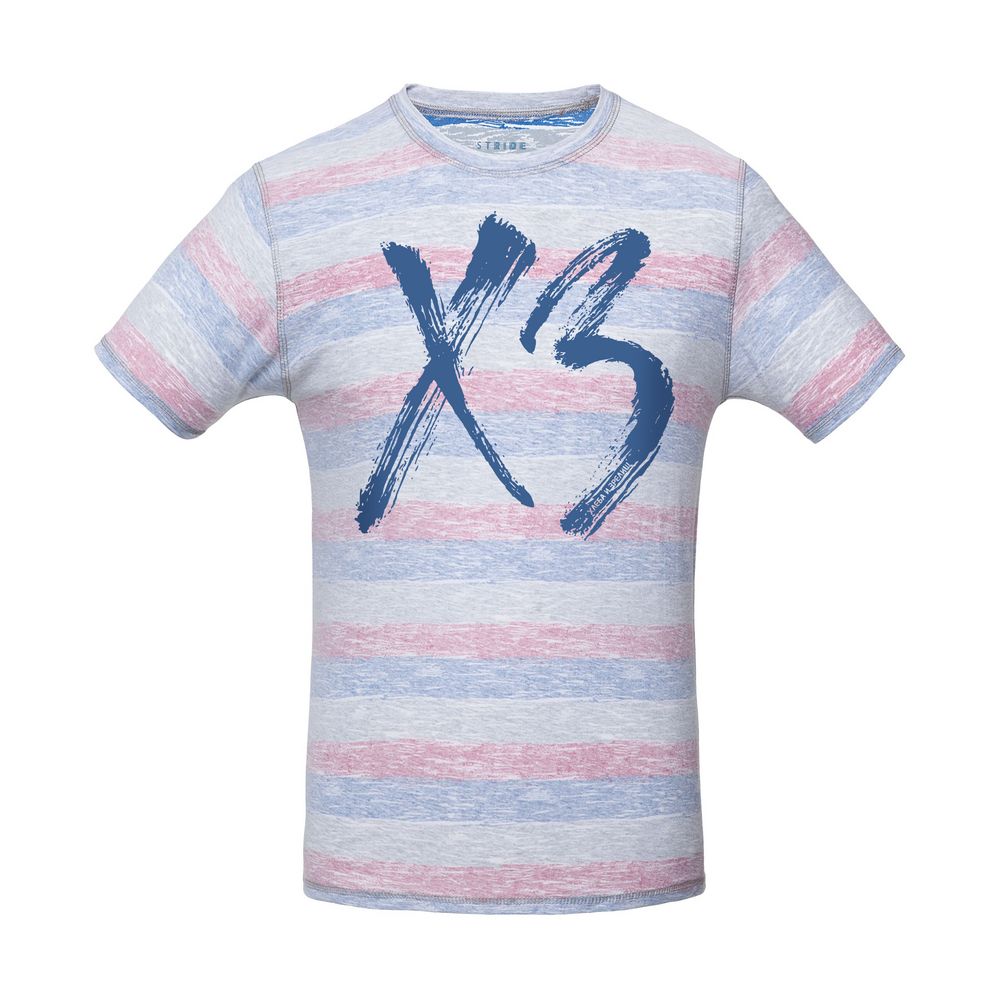 Футболка «ХЗ» двусторонняя, красная с синим — изображение 3