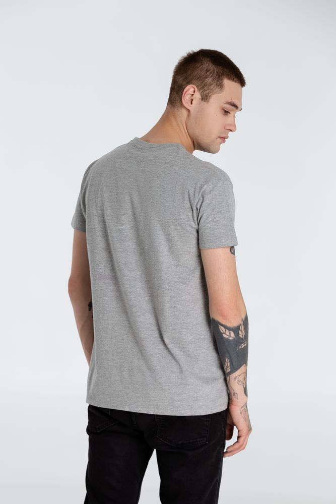 Футболка Hello! I Love You!, серый меланж — изображение 10