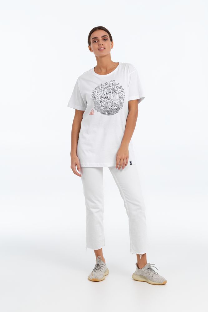 Футболка «Качели», белая — изображение 8