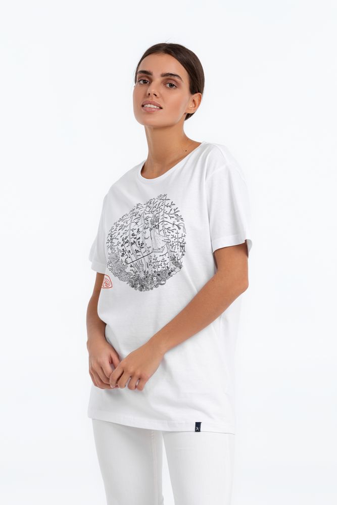 Футболка «Качели», белая — изображение 7