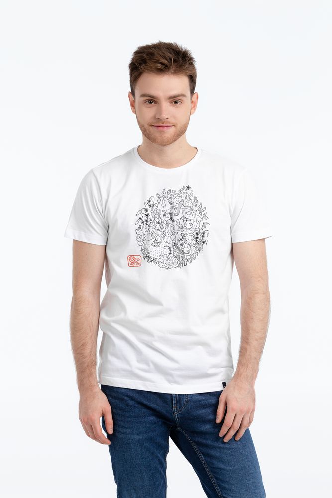 Футболка «Кавалер», белая — изображение 2