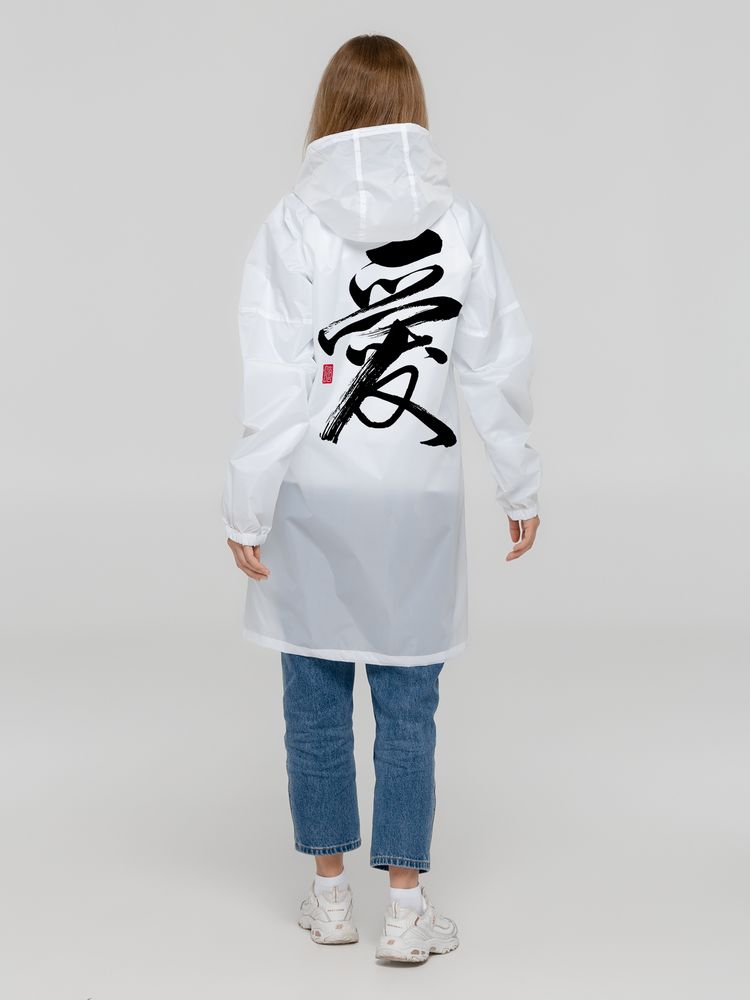 Дождевик «Вечные ценности. Любовь», белый — изображение 2