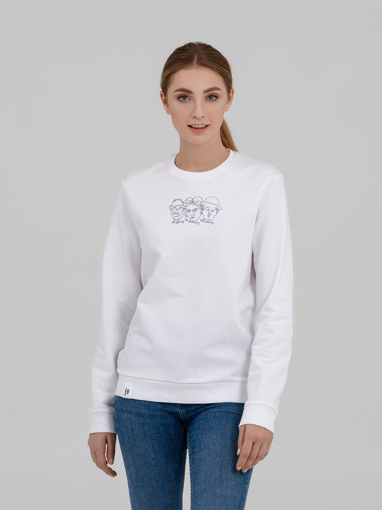 Свитшот «Три автора», белый — изображение 2