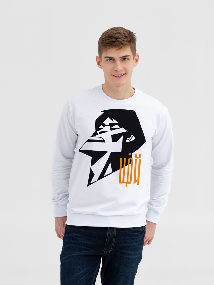 Свитшот «Меламед. Виктор Цой», белый — изображение 2