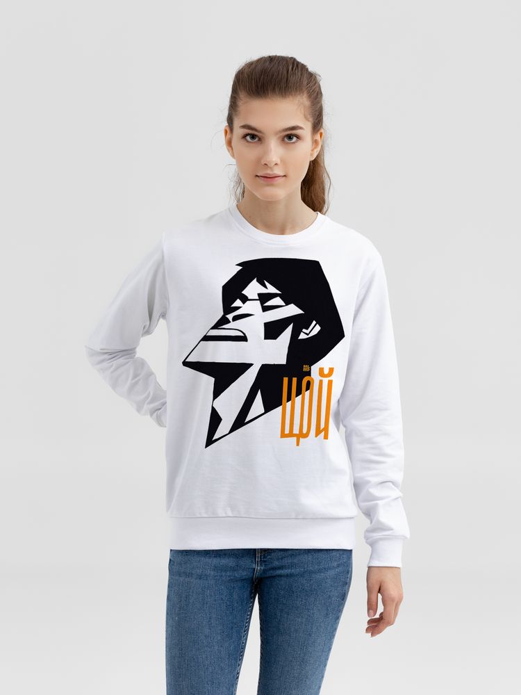 Свитшот «Меламед. Виктор Цой», белый — изображение 3