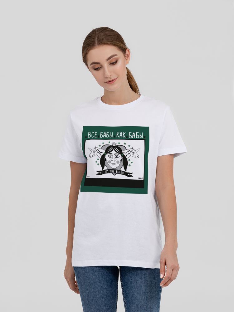 Футболка «Королева», белая — изображение 2