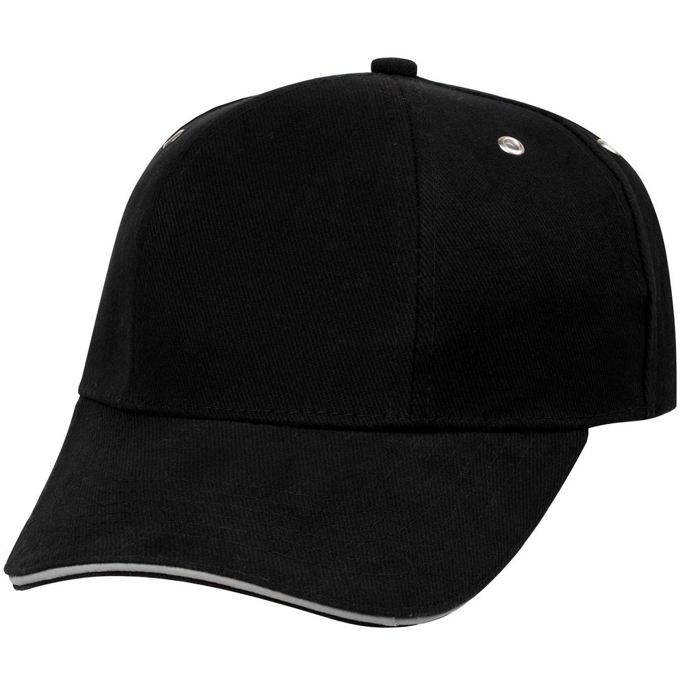 Бейсболка Hard Work Black со светоотражающим элементом — изображение 2