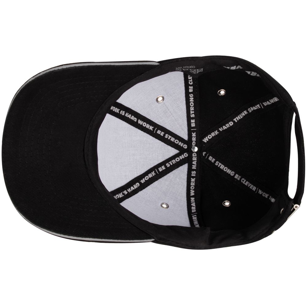 Бейсболка Hard Work Black со светоотражающим элементом — изображение 4