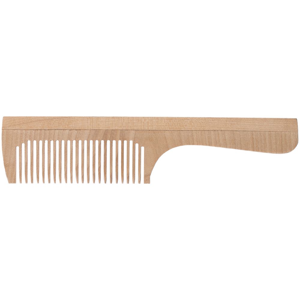 Расческа с ручкой, неокрашенная — изображение 2