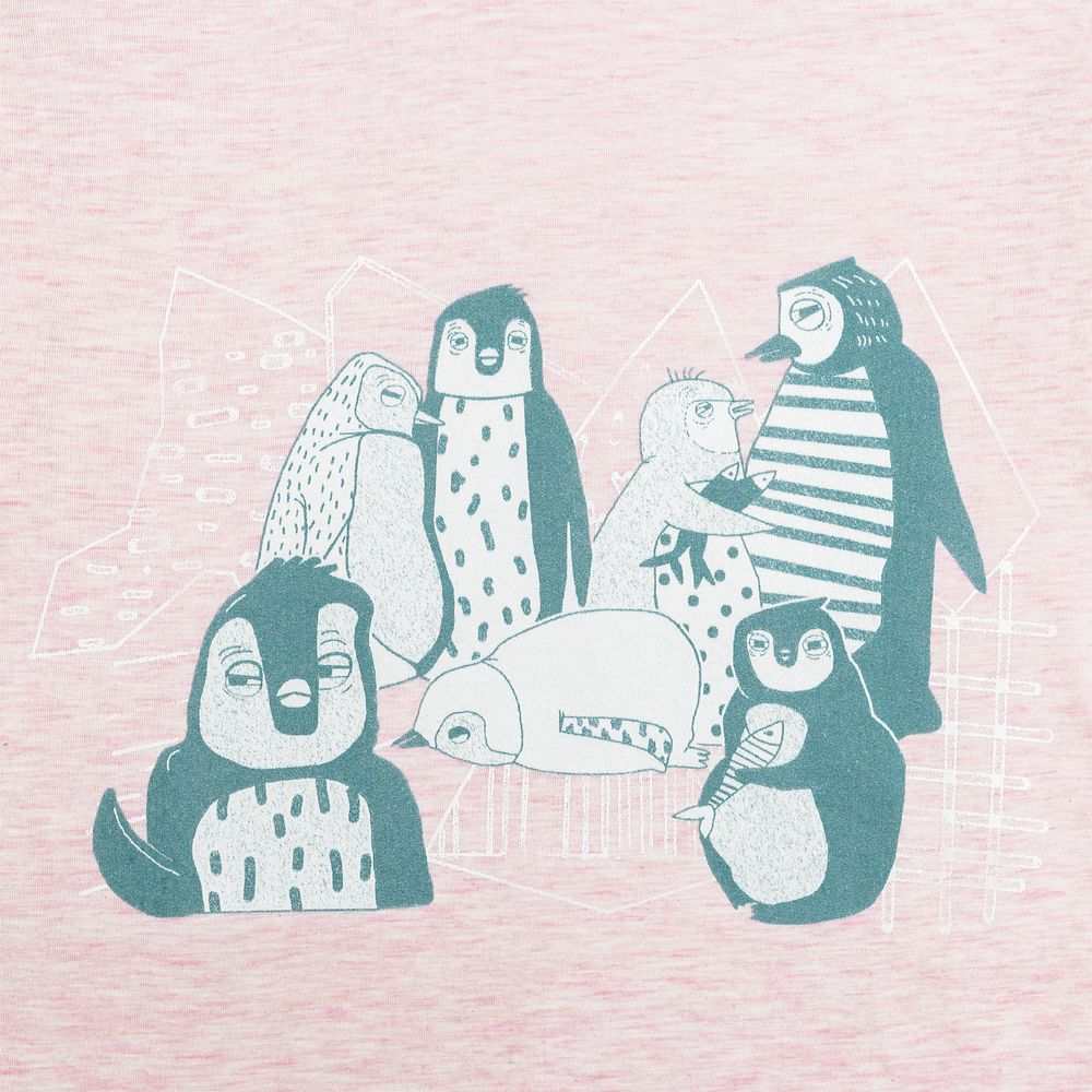 Футболка Ping Win, розовый меланж — изображение 3