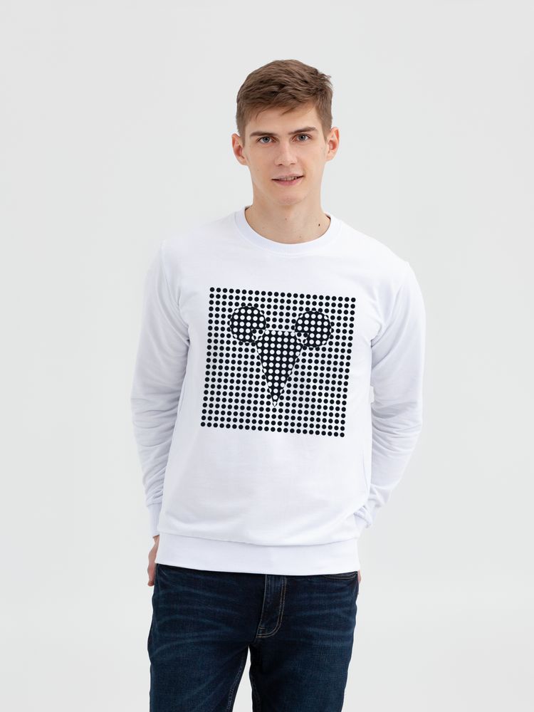 Свитшот Optical Mouse, белый — изображение 2