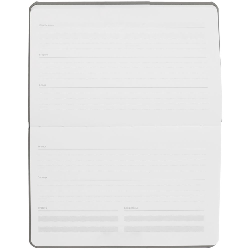 Еженедельник Urban, недатированный, серый — изображение 7