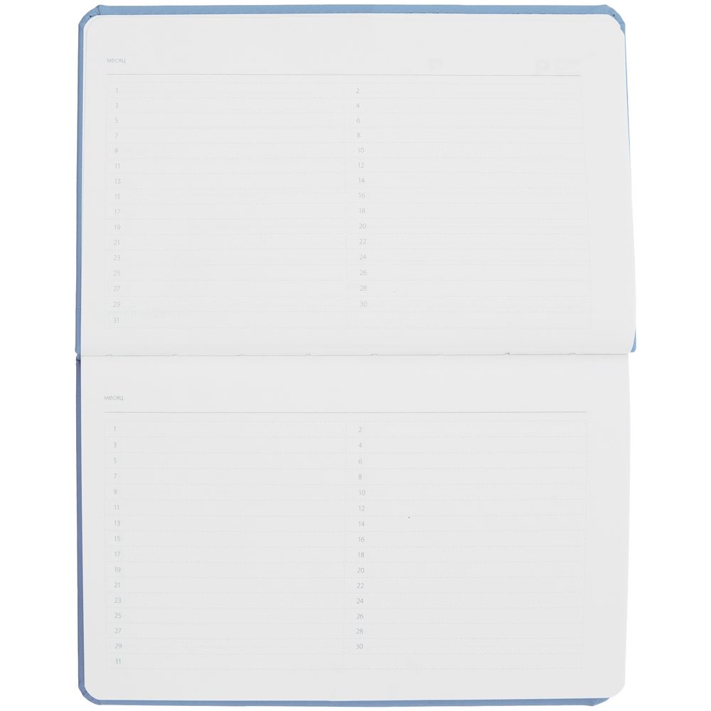 Еженедельник Urban, недатированный, голубой — изображение 8