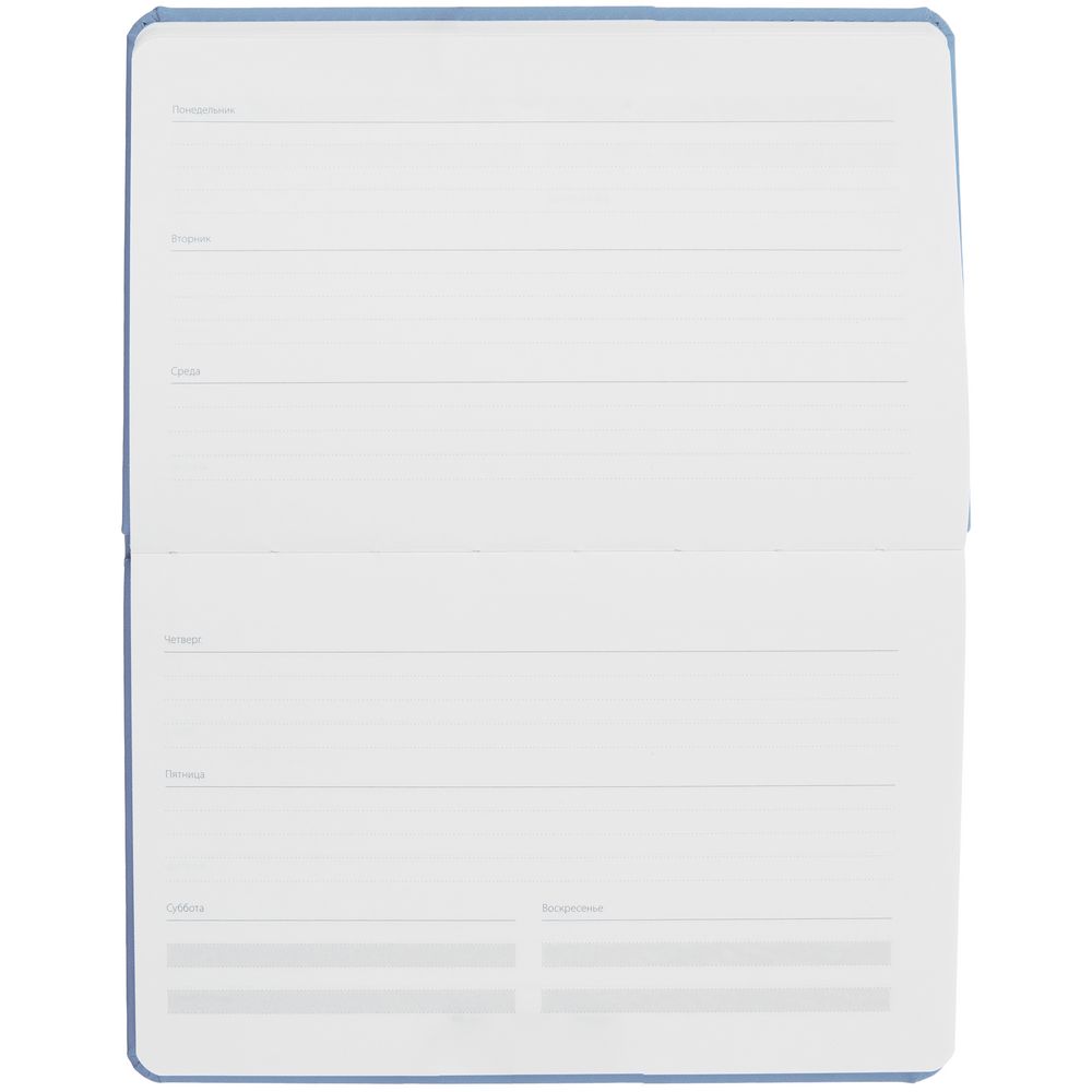 Еженедельник Urban, недатированный, голубой — изображение 7