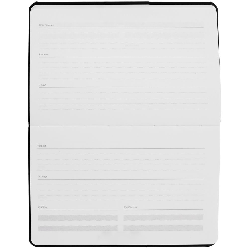 Еженедельник Urban, недатированный, черный — изображение 8