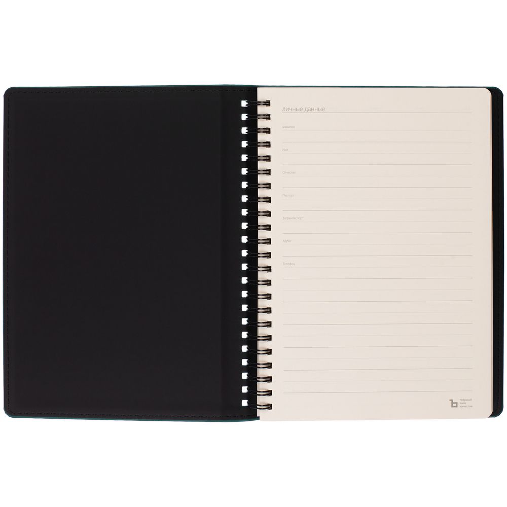 Ежедневник Spring Urban на заказ, недатированный, изумрудный — изображение 7