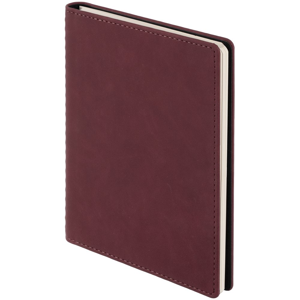 Ежедневник Spring Urban на заказ, недатированный, бордовый — изображение 2