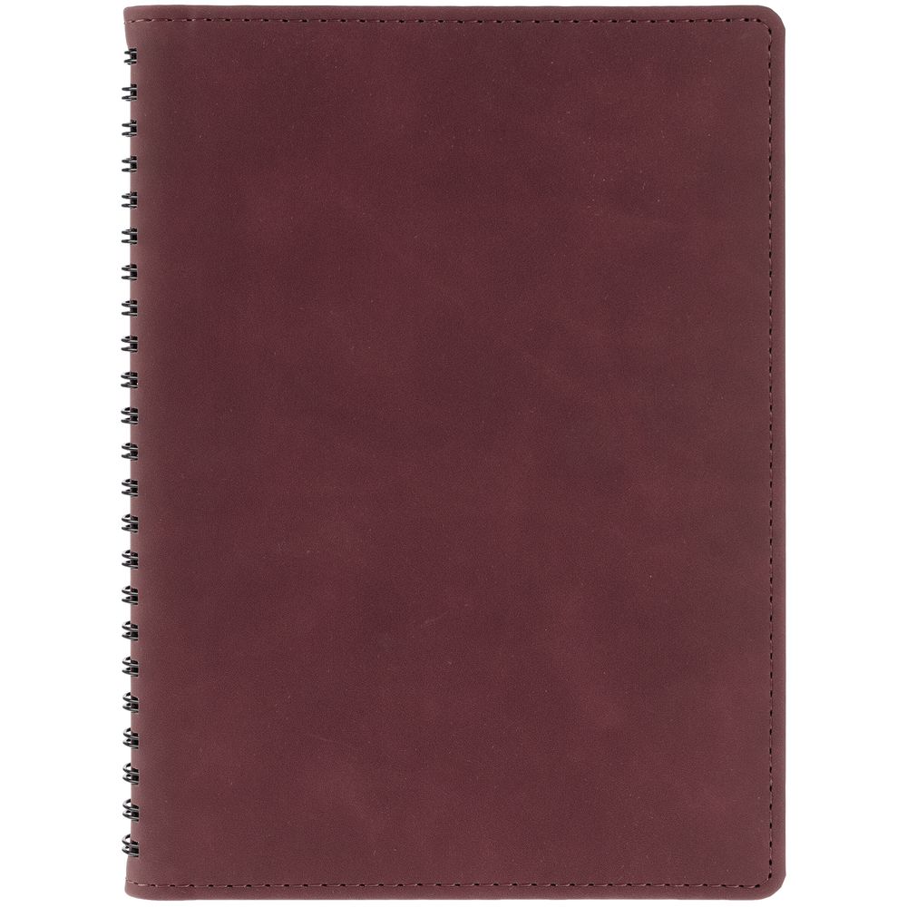 Ежедневник Spring Urban на заказ, недатированный, бордовый — изображение 4