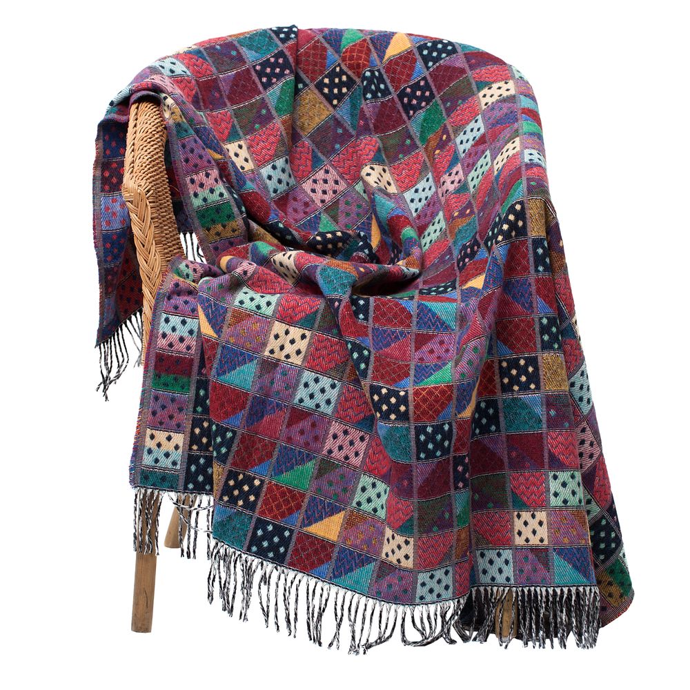 Плед Illinois, бордовый — изображение 4