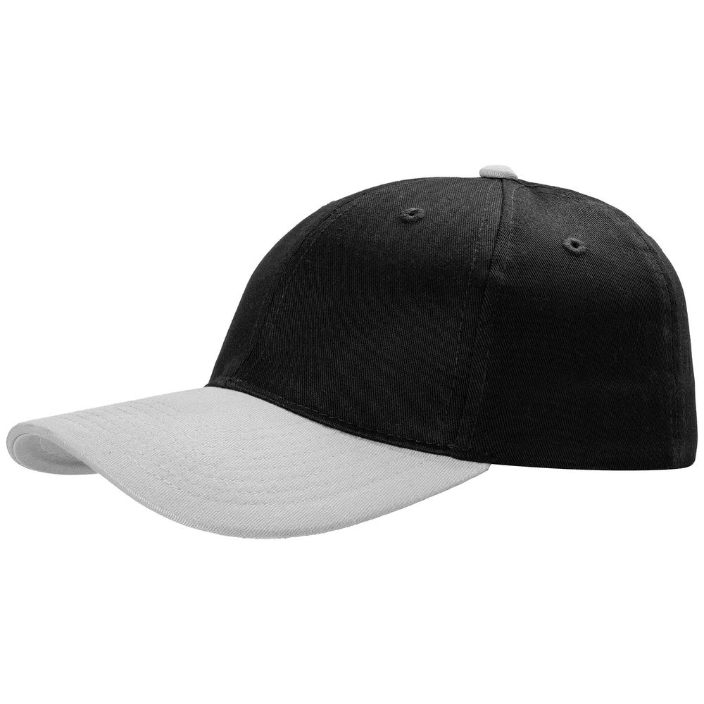 Бейсболка Ben Loyal, черная с серым — изображение 2