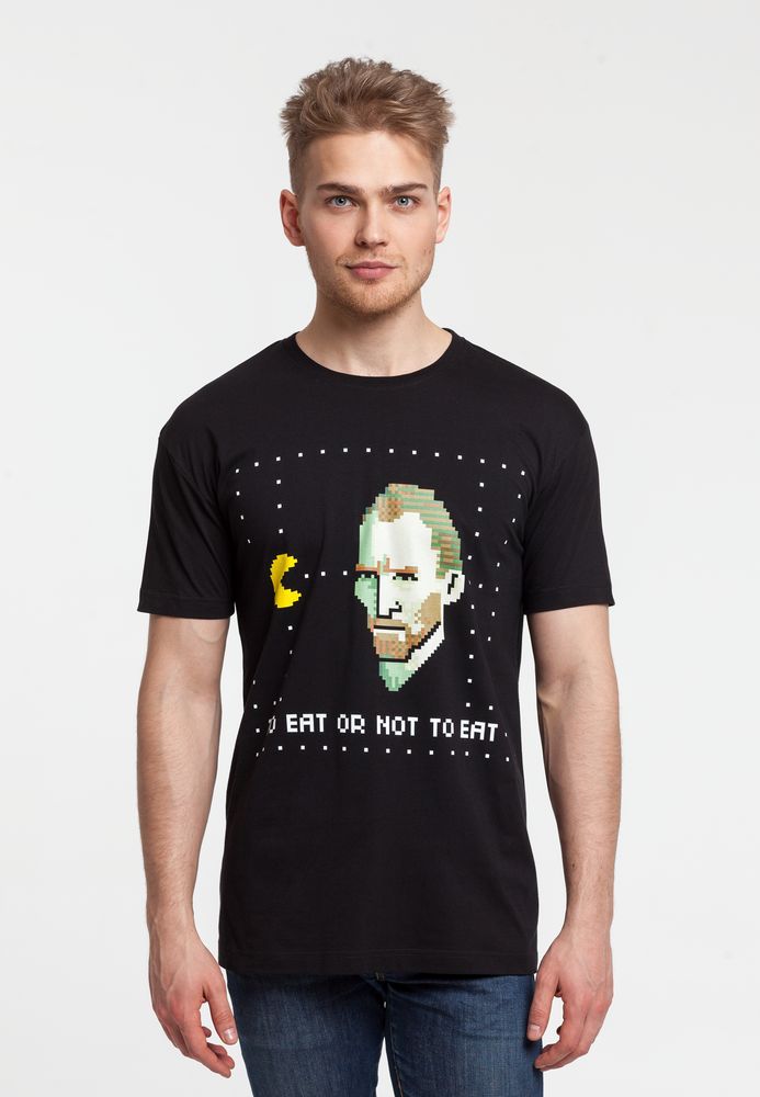 Футболка мужская «Ван-Пакман», черная — изображение 2