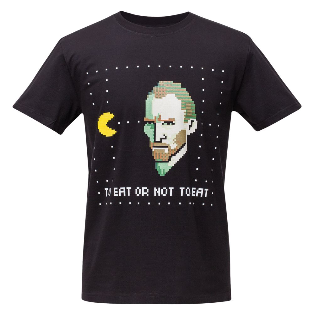 Футболка мужская «Ван-Пакман», черная — изображение 3