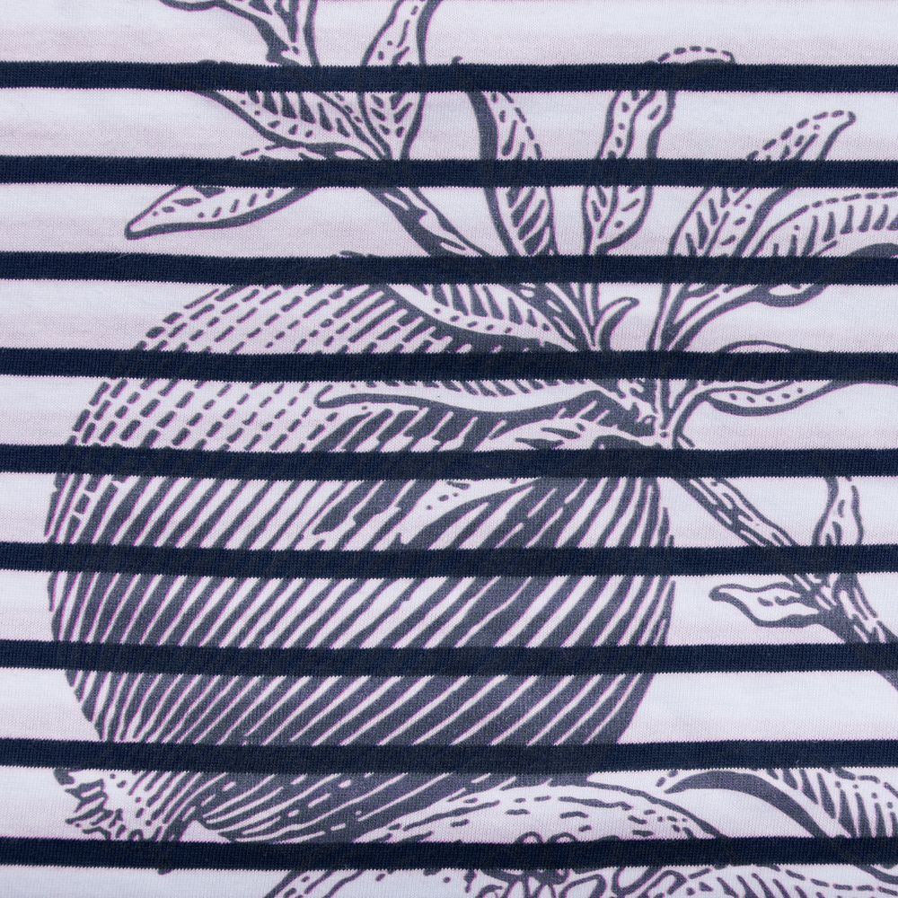 Футболка женская Grand Granat, белая с синим — изображение 5