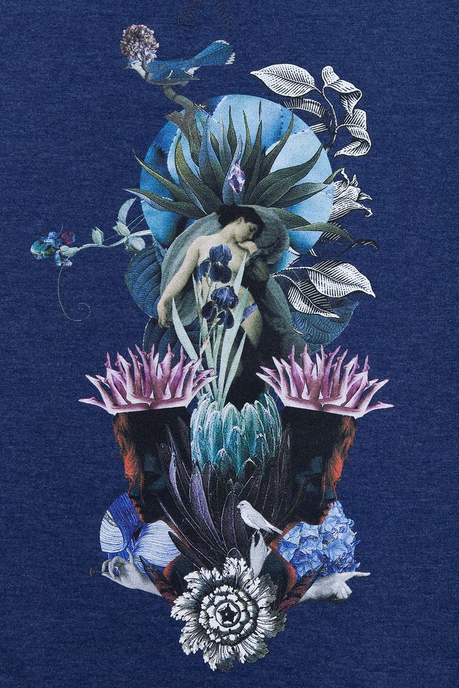 Толстовка Beauty Sleep, синий меланж — изображение 4