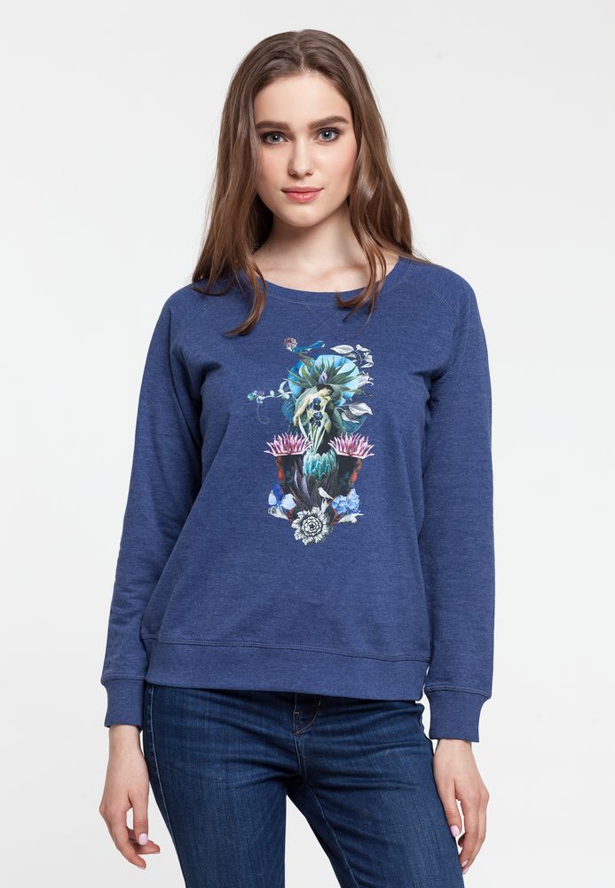 Толстовка Beauty Sleep, синий меланж — изображение 2