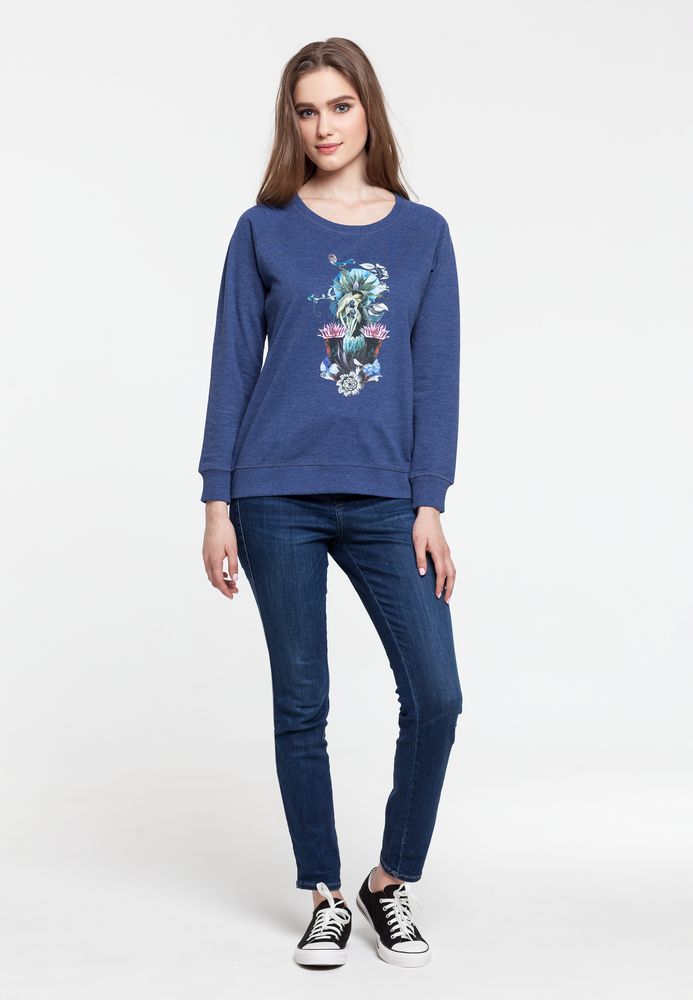 Толстовка Beauty Sleep, синий меланж — изображение 7