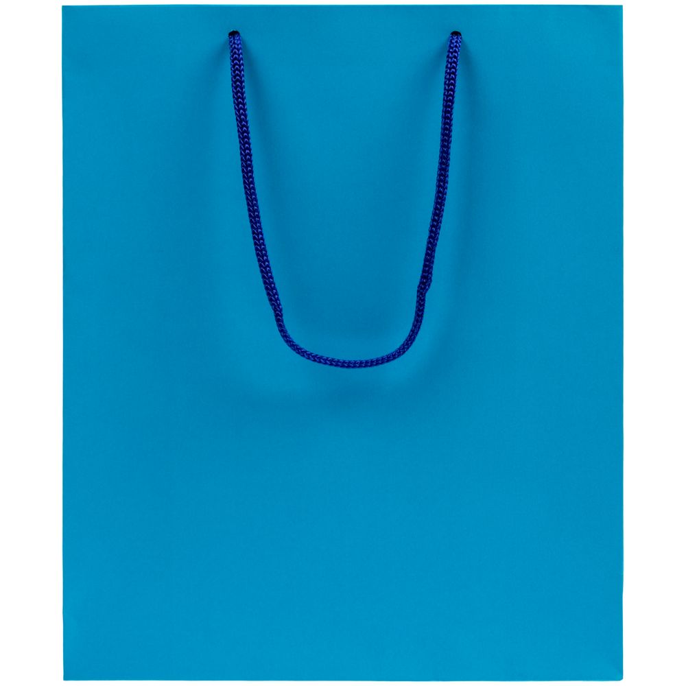Пакет бумажный Wide, голубой — изображение 3