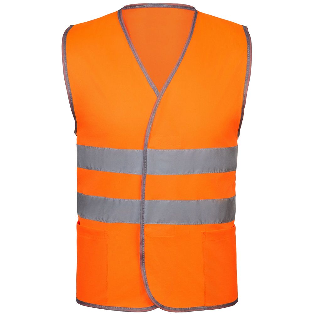 Сигнальный жилет СО-1 ТР, оранжевый флуоресцентный — изображение 2