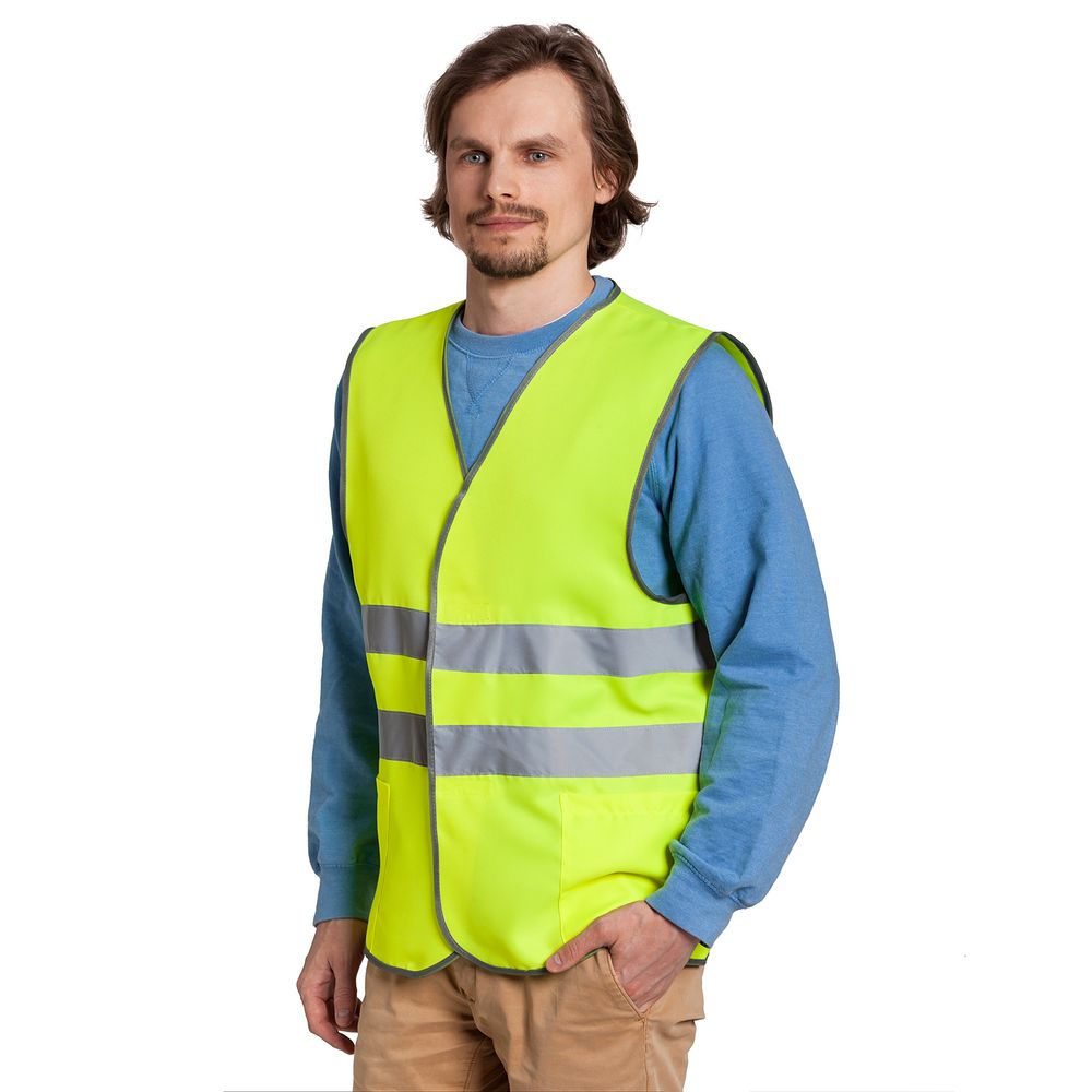 Сигнальный жилет СО-1 ТР, оранжевый флуоресцентный — изображение 5