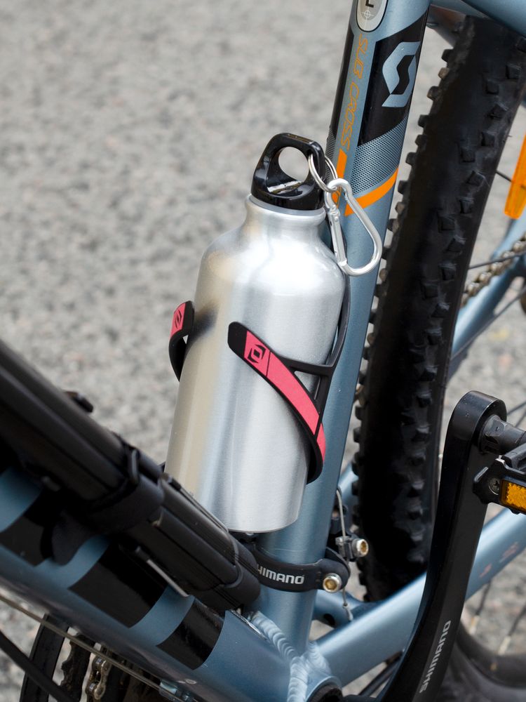 Бутылка для спорта Re-Source, серебристая — изображение 4