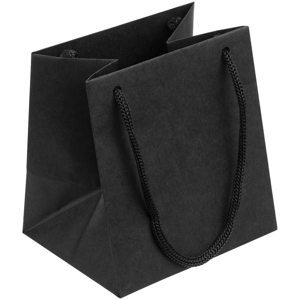 Пакет бумажный под кружку Cupfull, черный — изображение 2