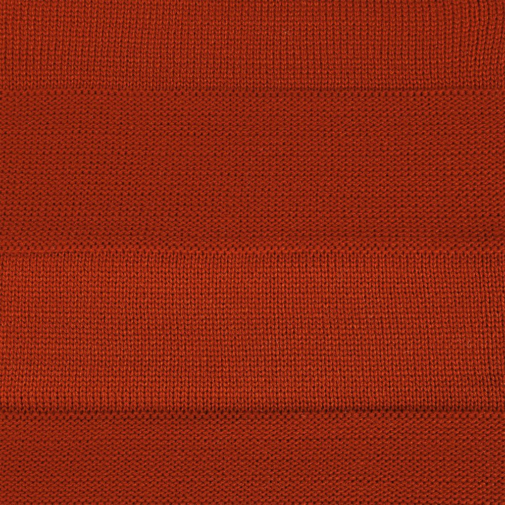 Плед Pleat, коричневый (терракота) — изображение 5