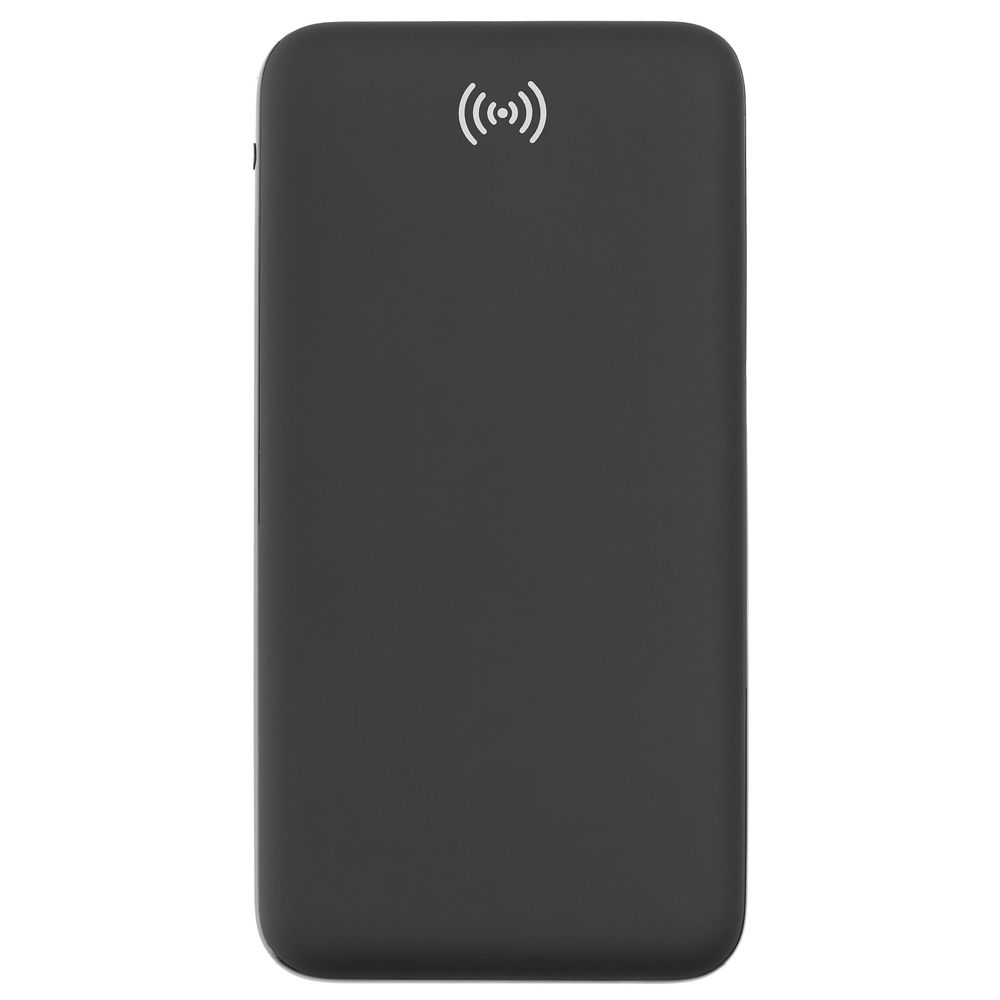 Аккумулятор Quick Charge Wireless 10000 мАч, черный — изображение 4