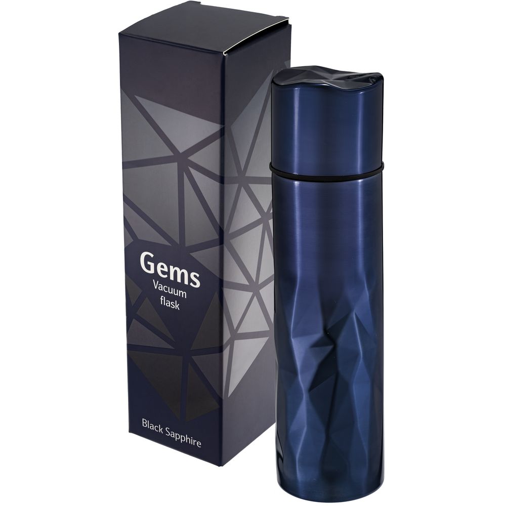 Термос Gems Black Sapphire, сапфир (синий) — изображение 6